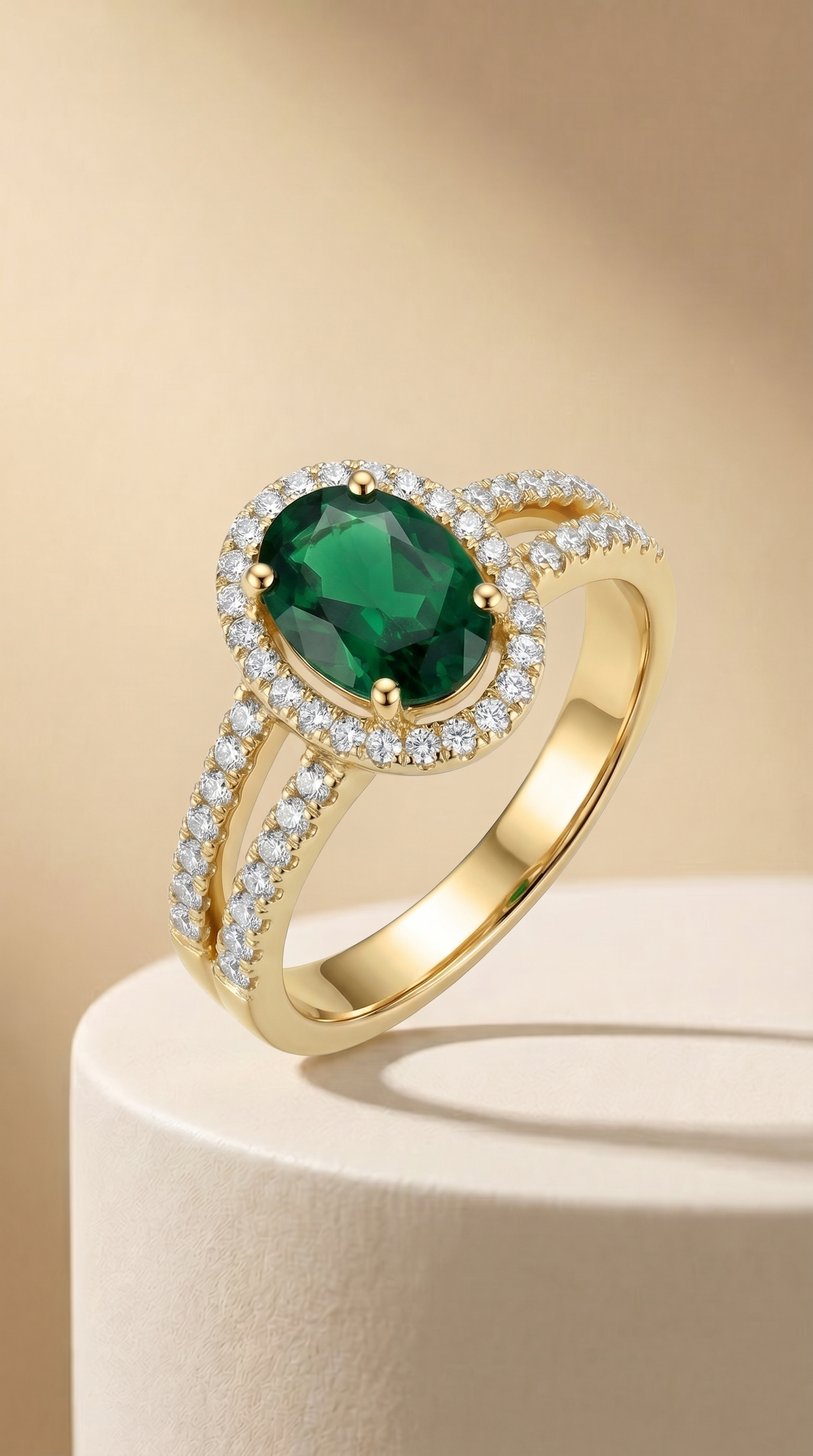Enchanted Emerald Statement Ring