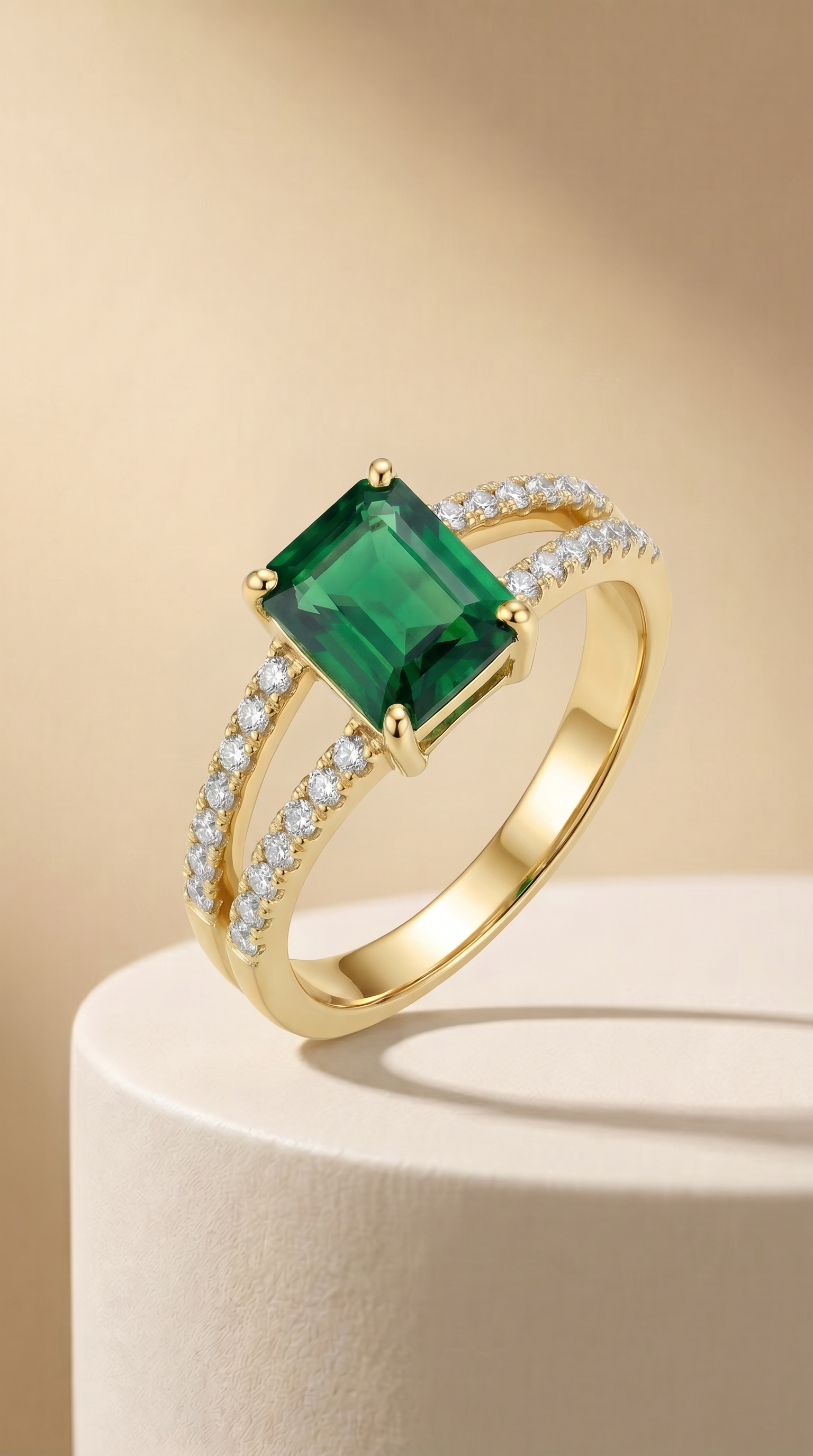 Emerald Empress Statement Ring