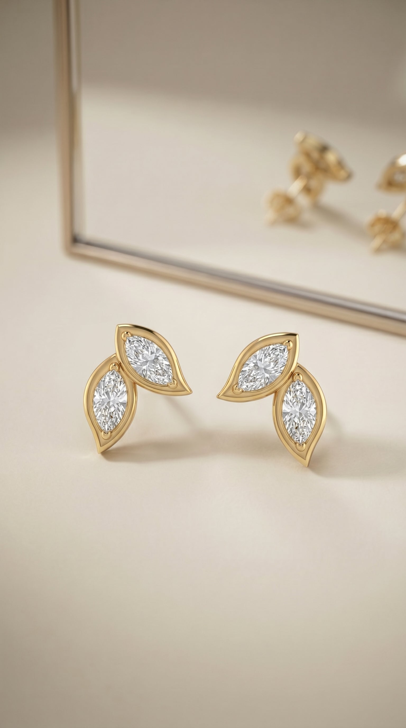 Golden Whispers Earrings