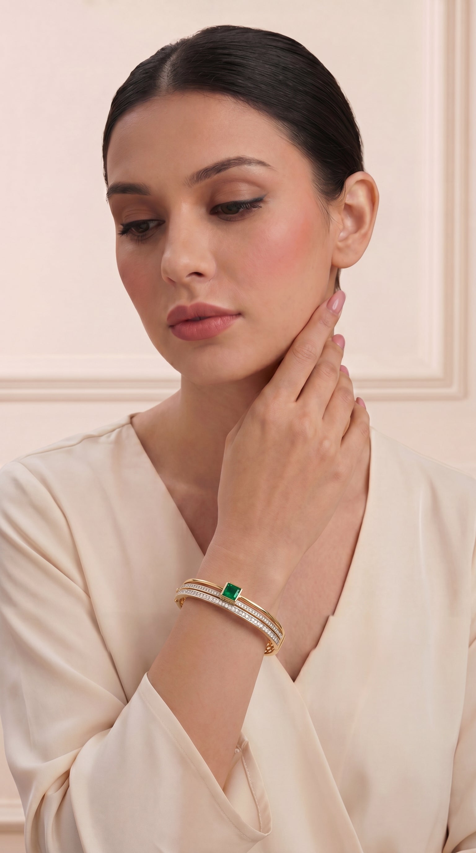 Lush Emerald Love Bracelet