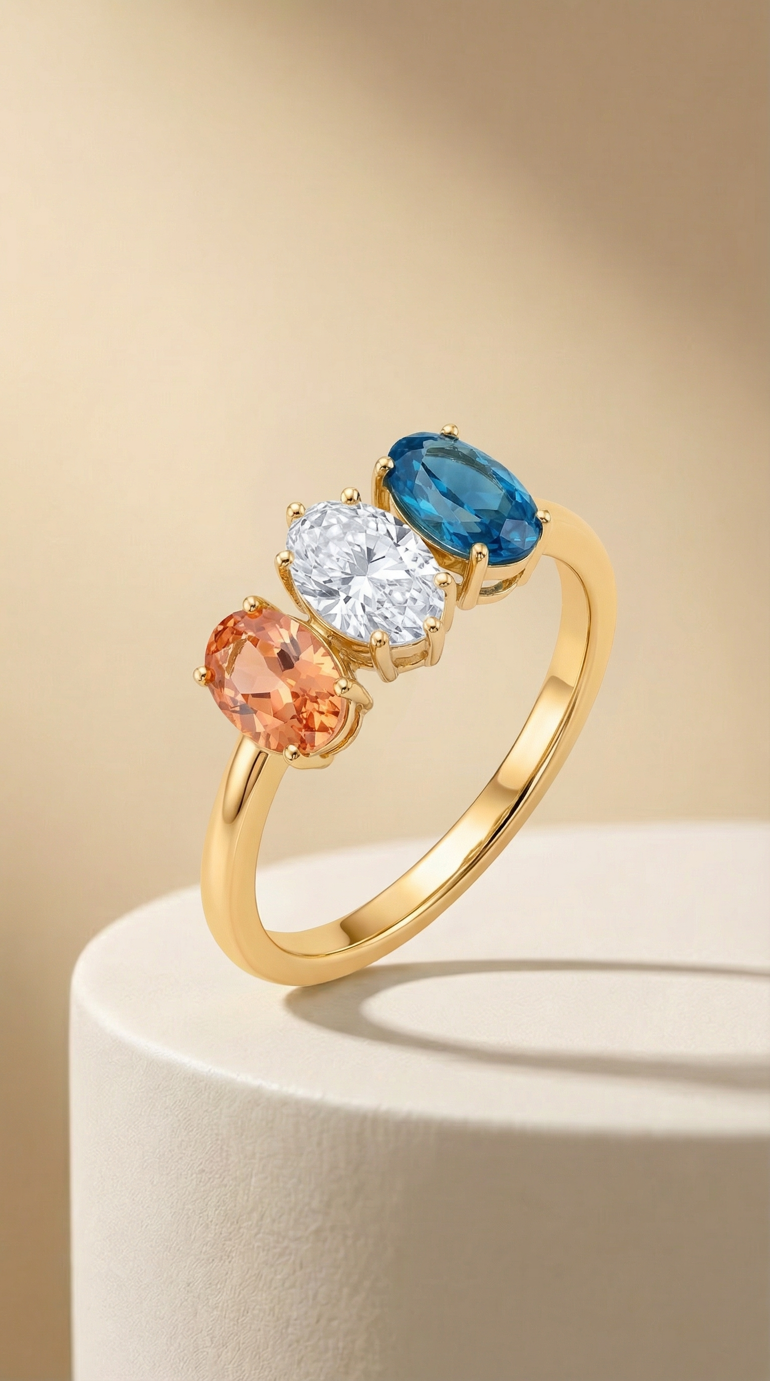 Sunrise to Sunset Statement Ring