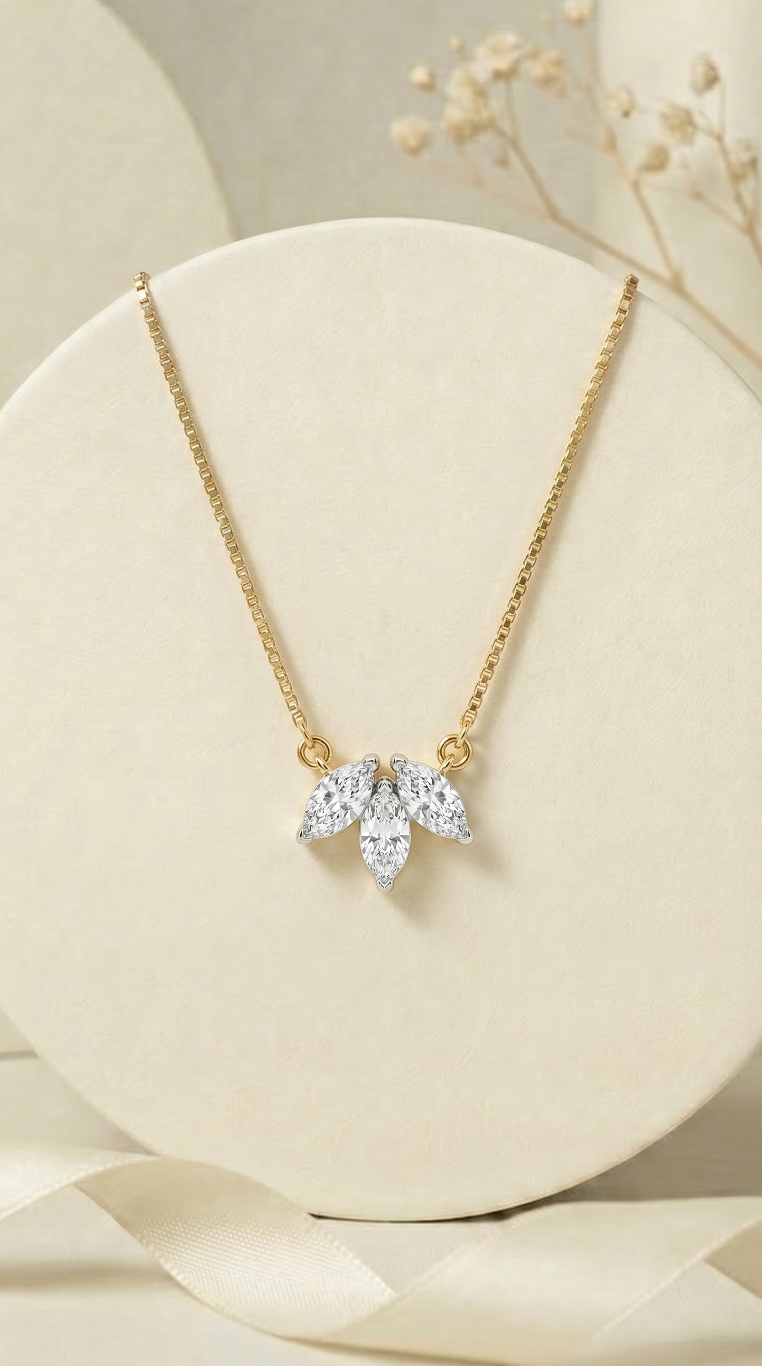 Petal Arc Necklace
