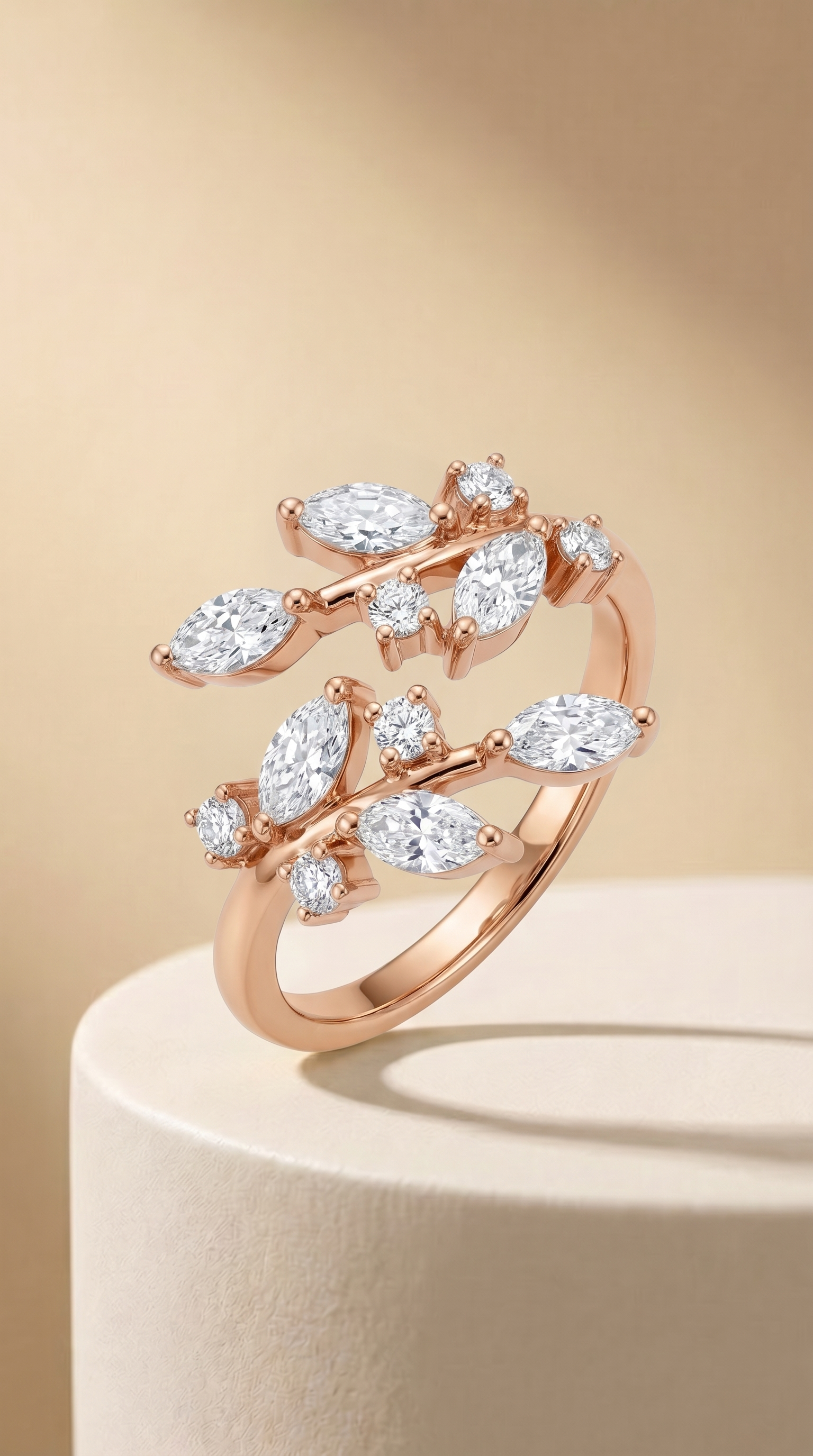 Whispering Vines Wrap Ring