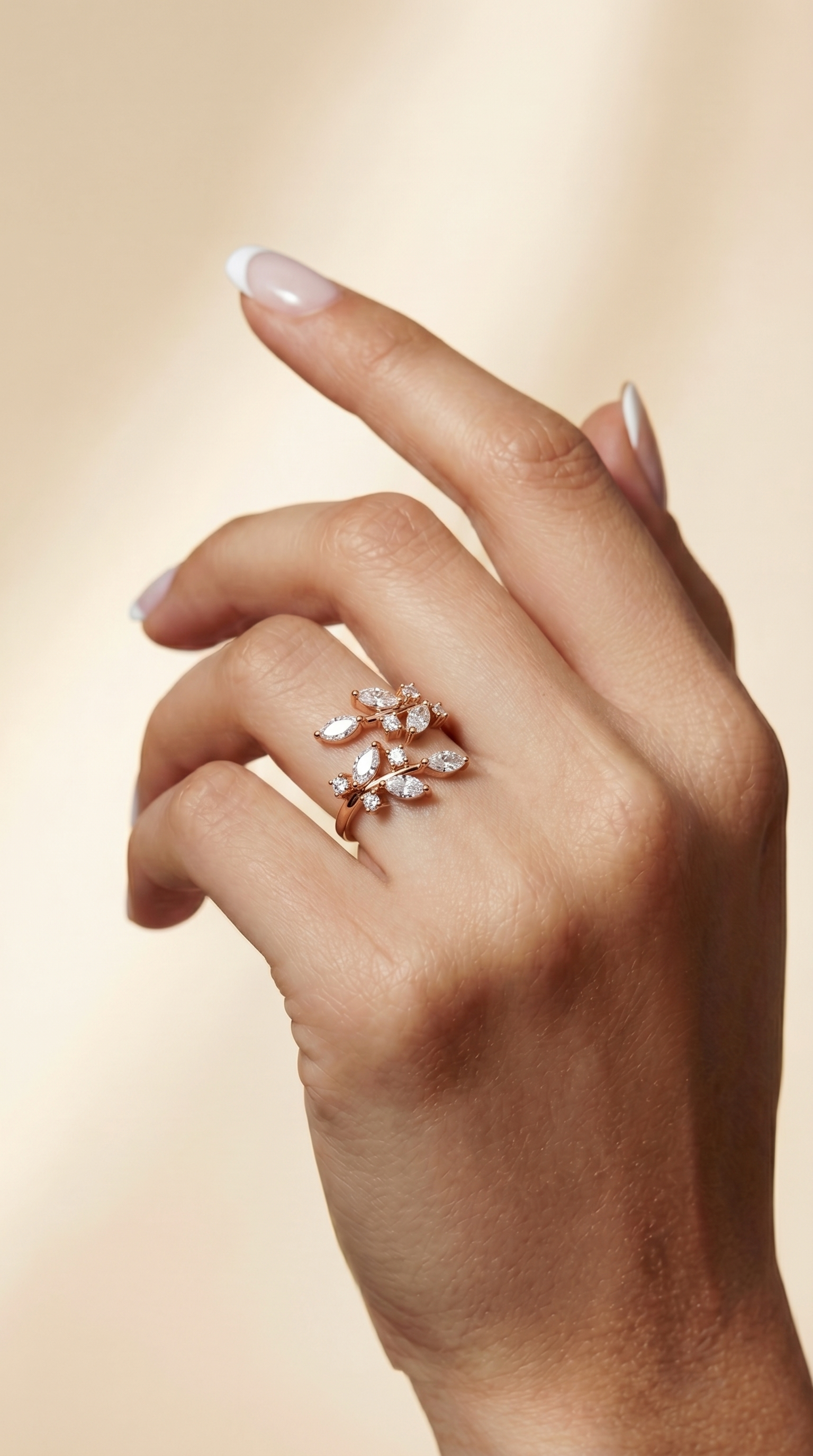 Whispering Vines Wrap Ring