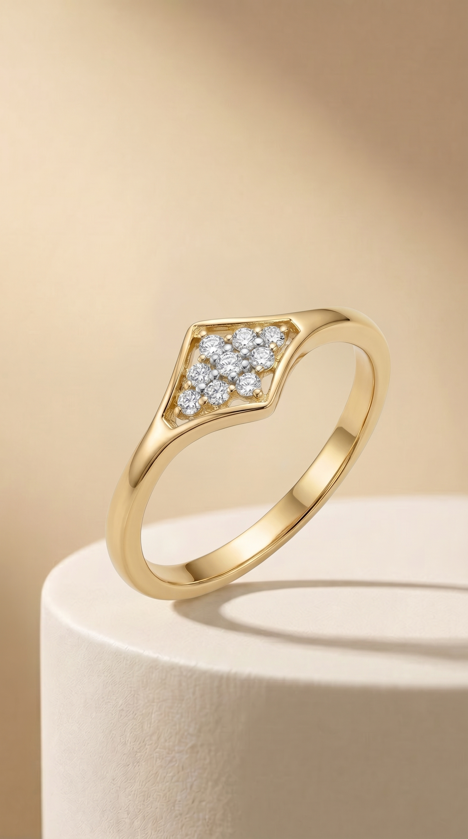 Golden Tiara Ring