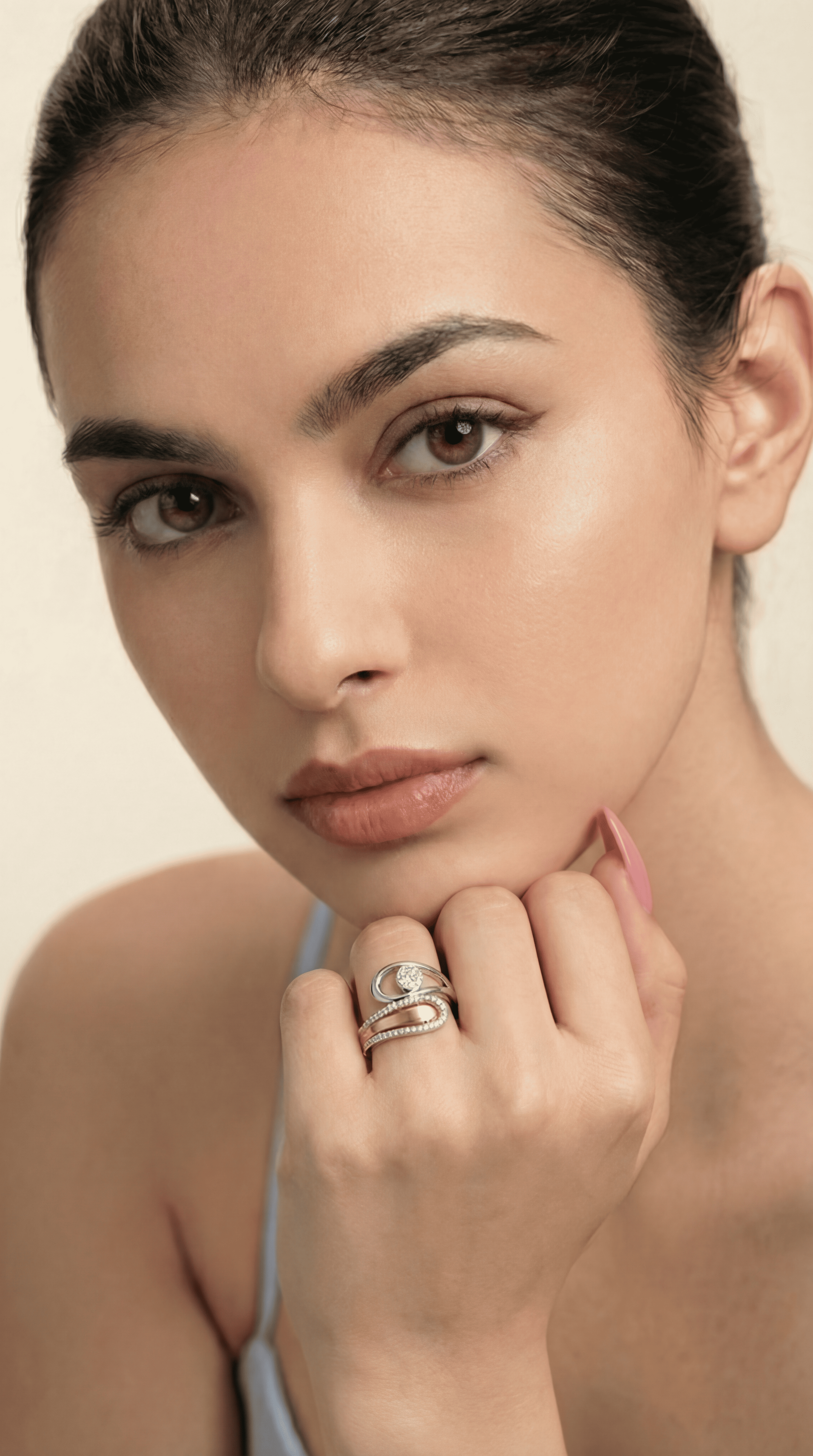 Eternal Swirl Statement Ring