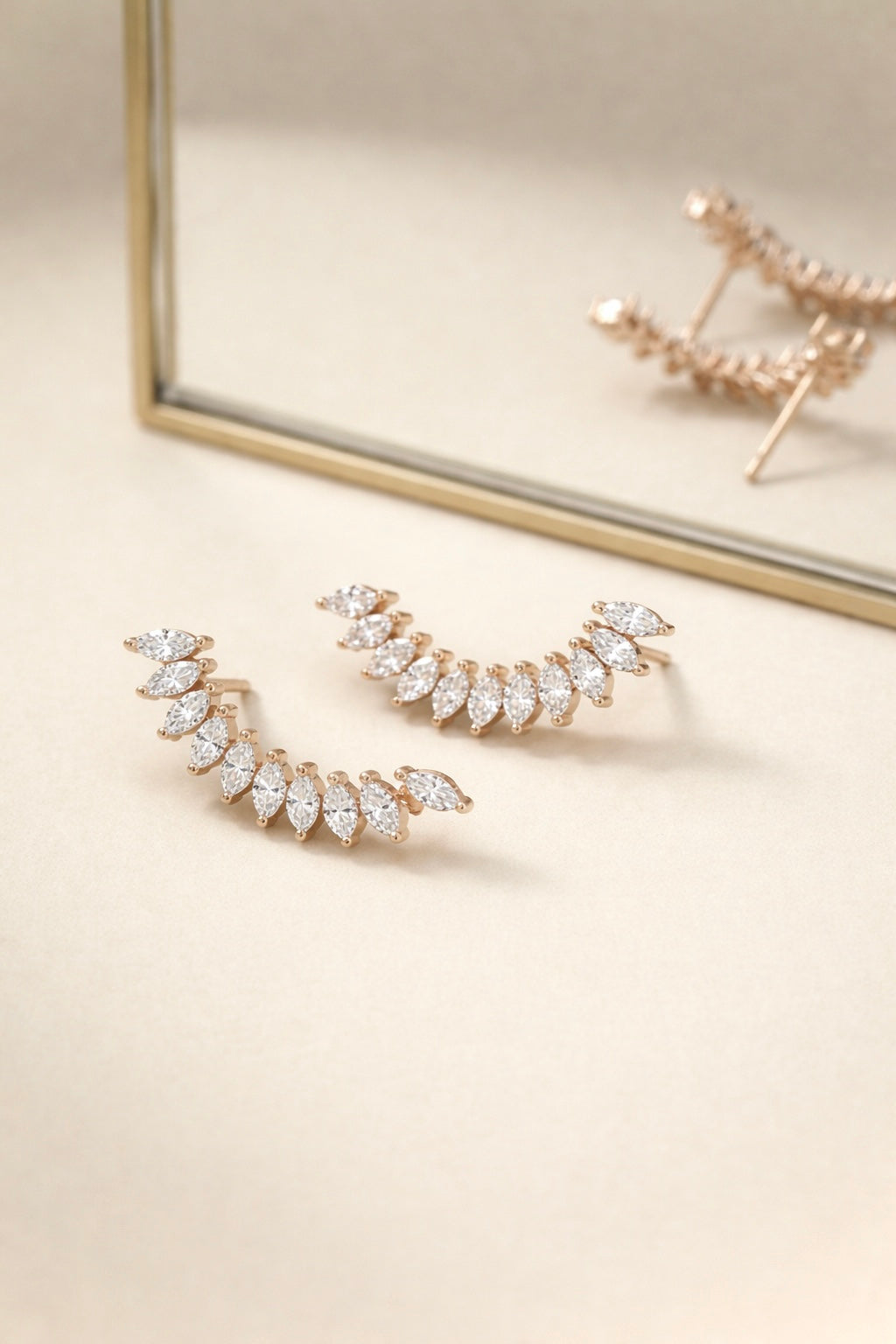 Leaf Trail Statement Earrings