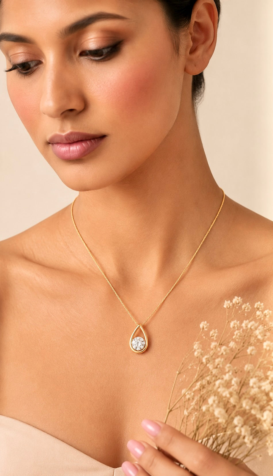 Golden Drop Necklace