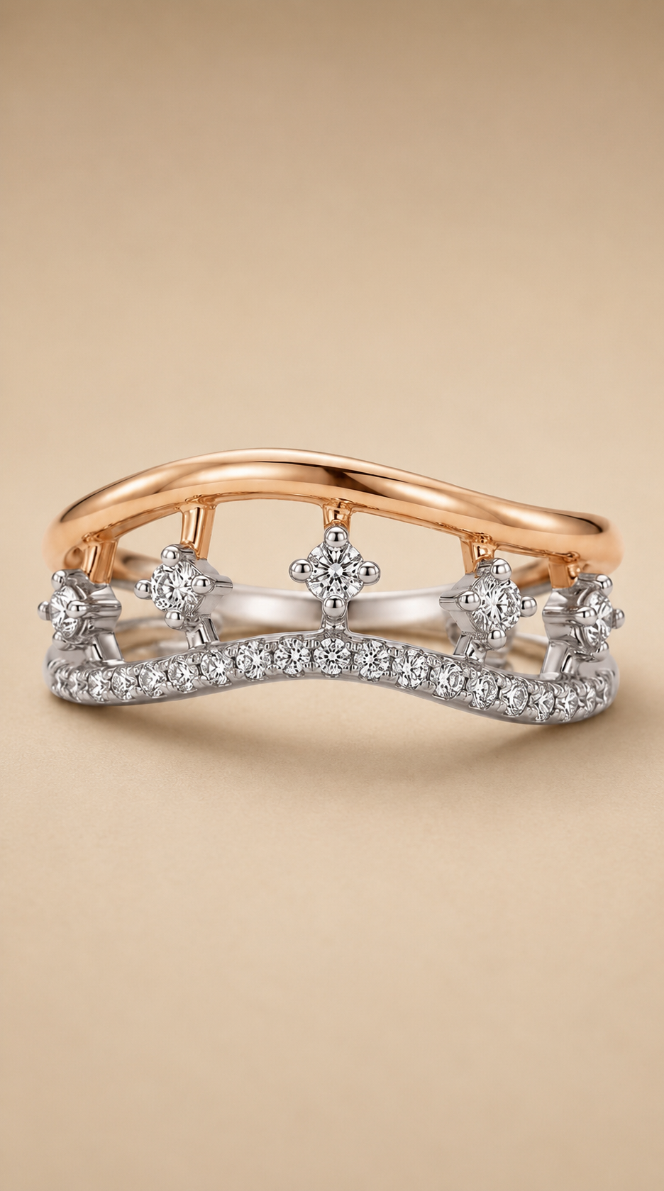 Imperial Arch Tiara Ring