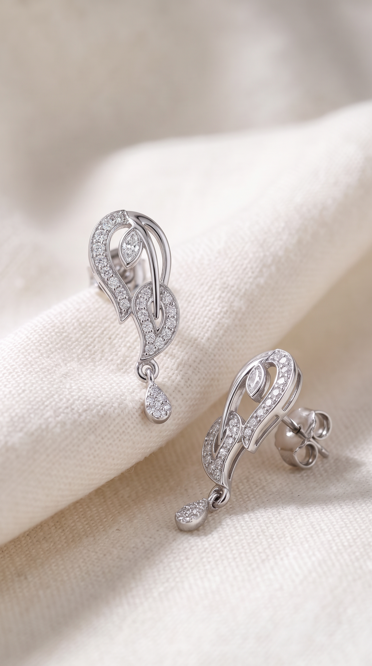 Whispering Willow Dewdrop Earrings