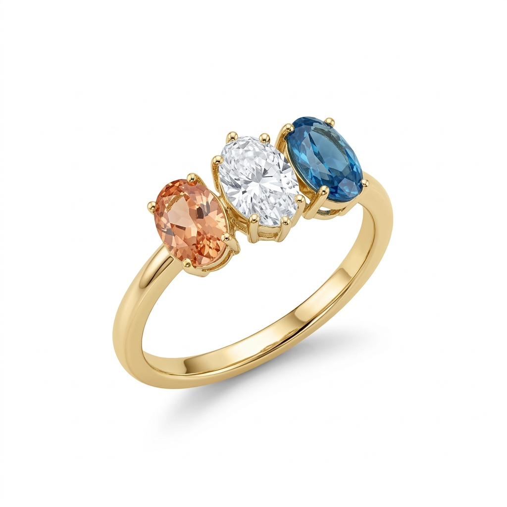 Sunrise to Sunset Statement Ring