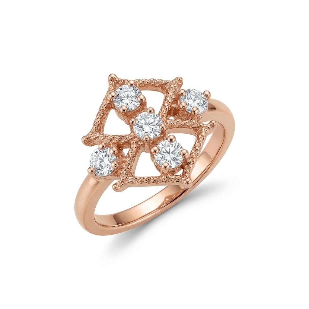 Celestial Compass Rose Ring