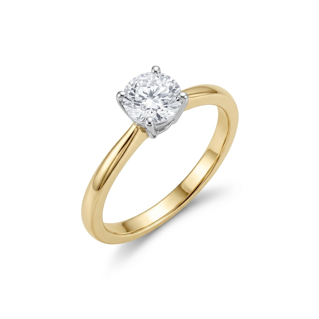 Golden Promise Solitaire Ring