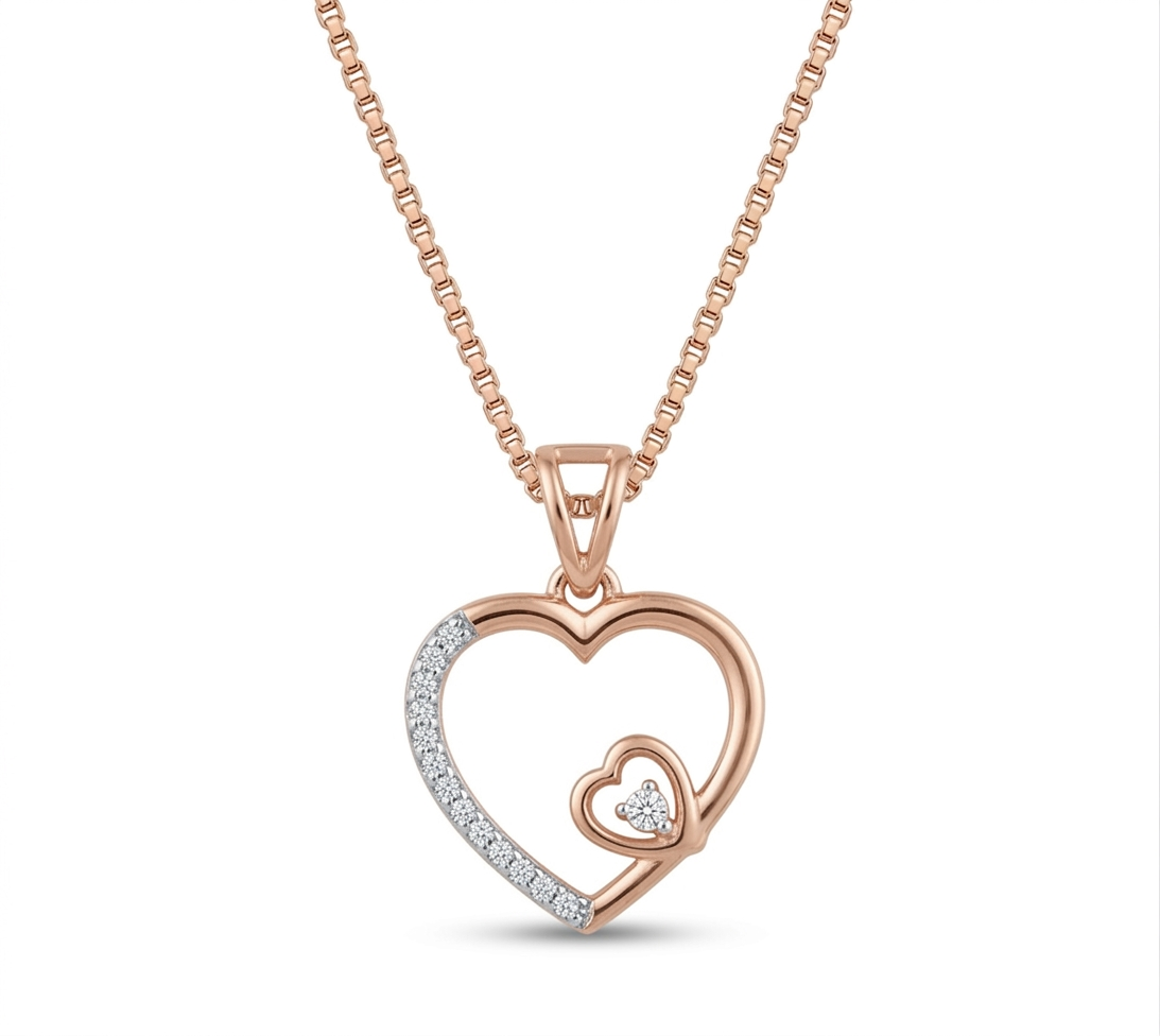 Heart & Heart Necklace