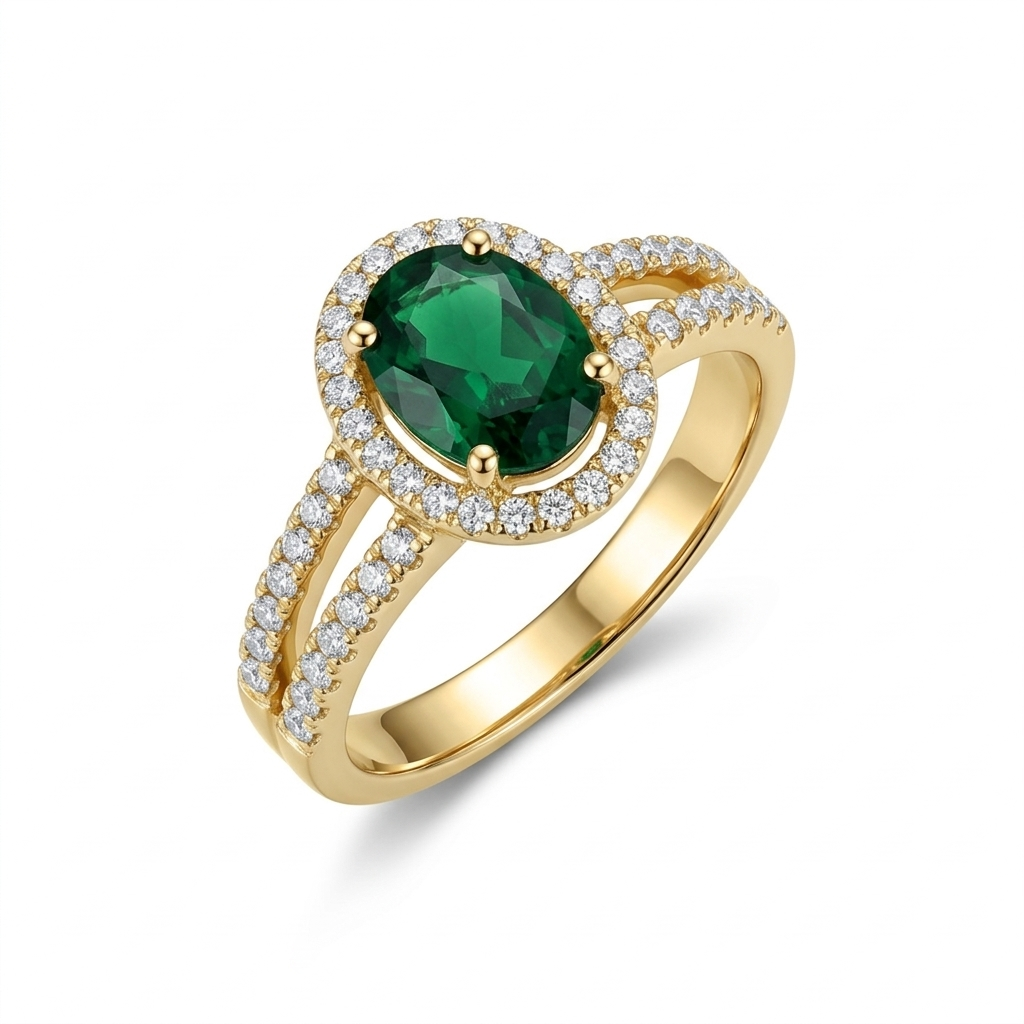 Enchanted Emerald Statement Ring
