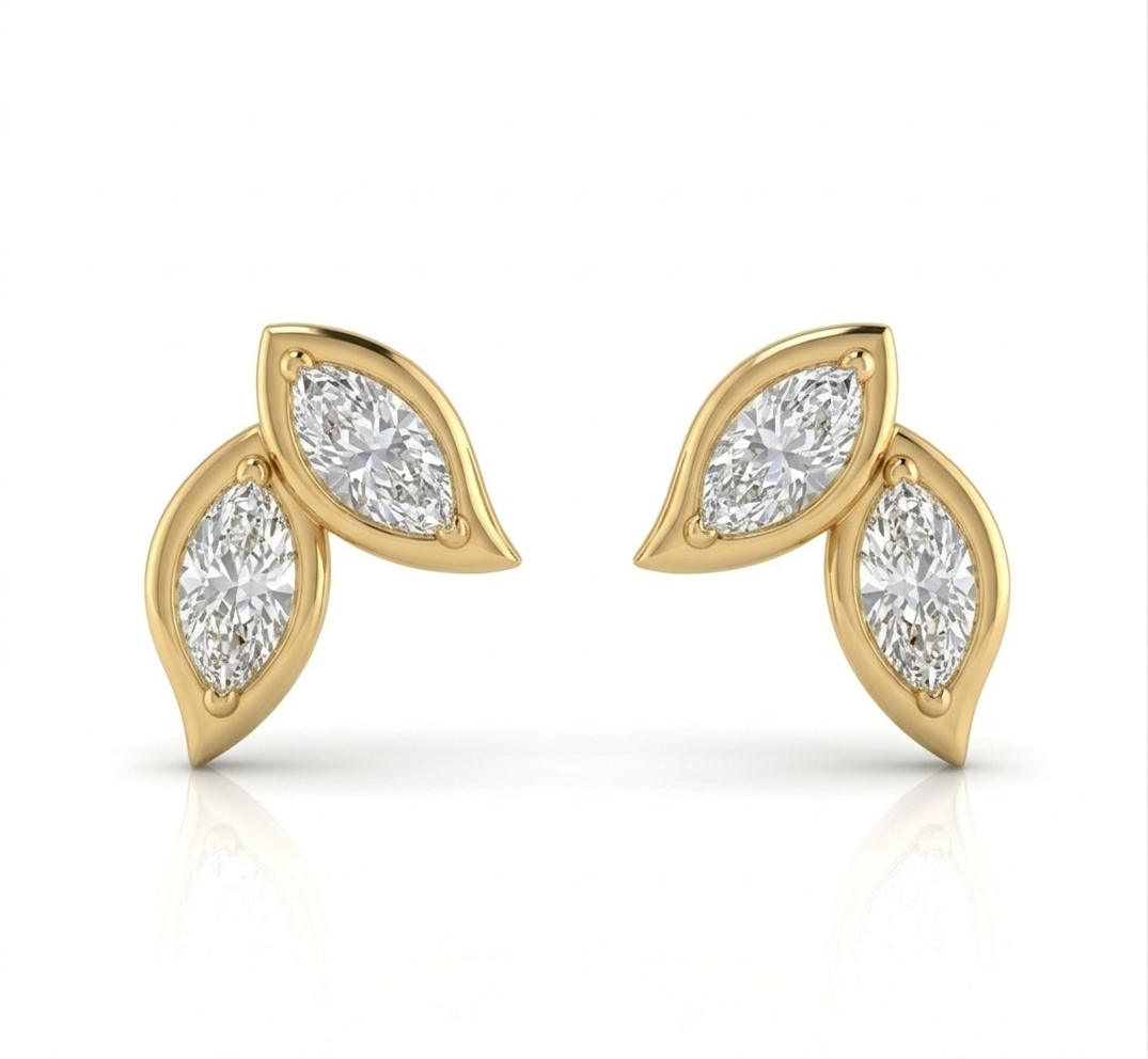 Golden Whispers Earrings