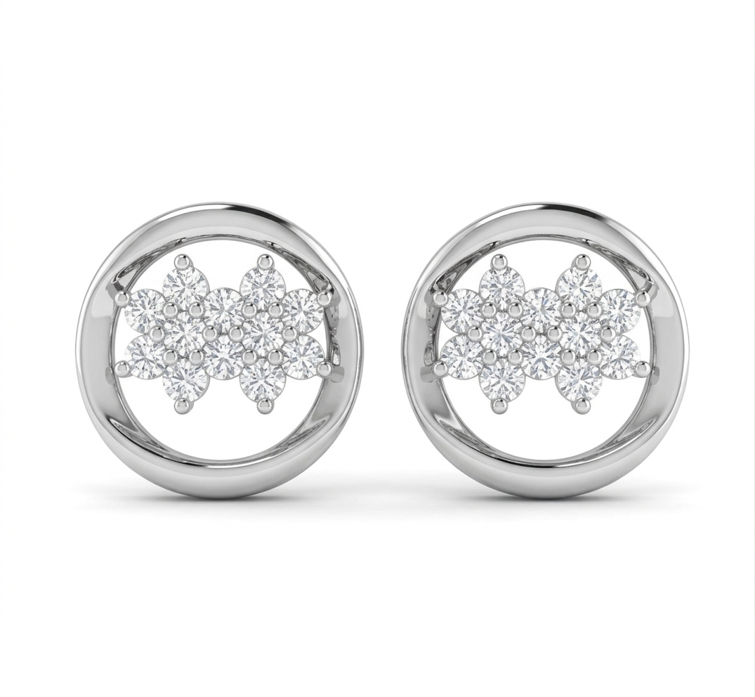 Enchanted Twin Blossom Studs
