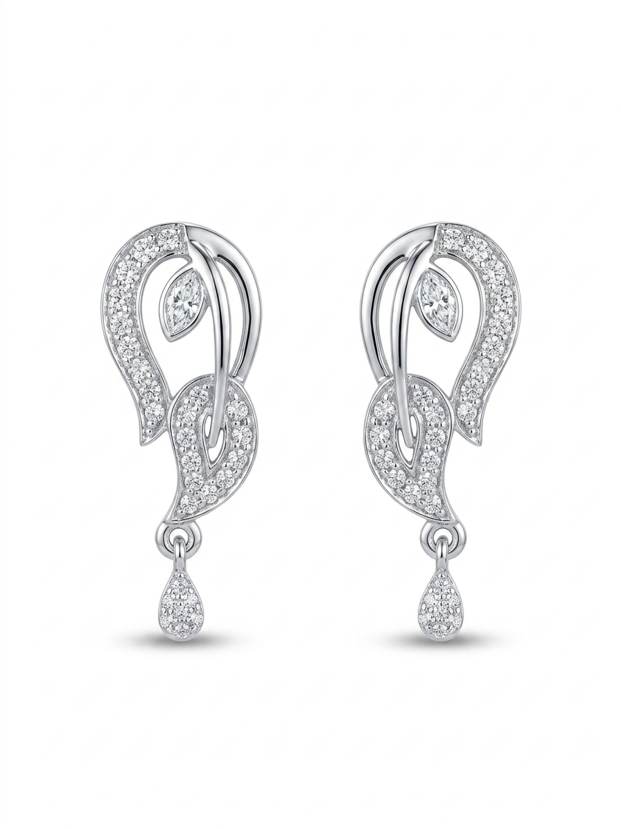 Whispering Willow Dewdrop Earrings