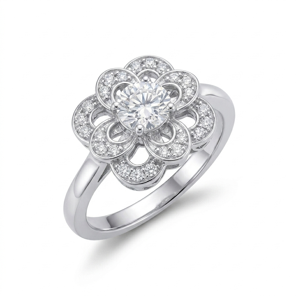 Blossoming Radiance Statement Ring