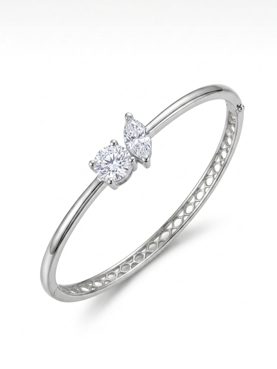 Two Souls One Heart Bangle