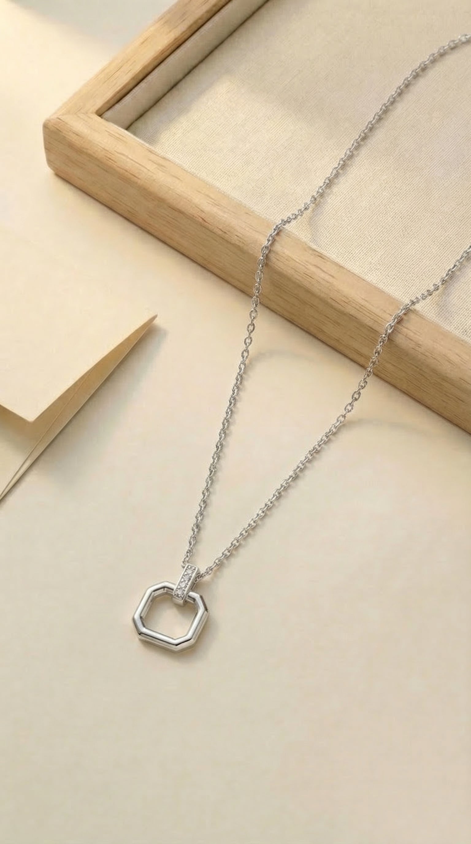 Square of Shine Necklace