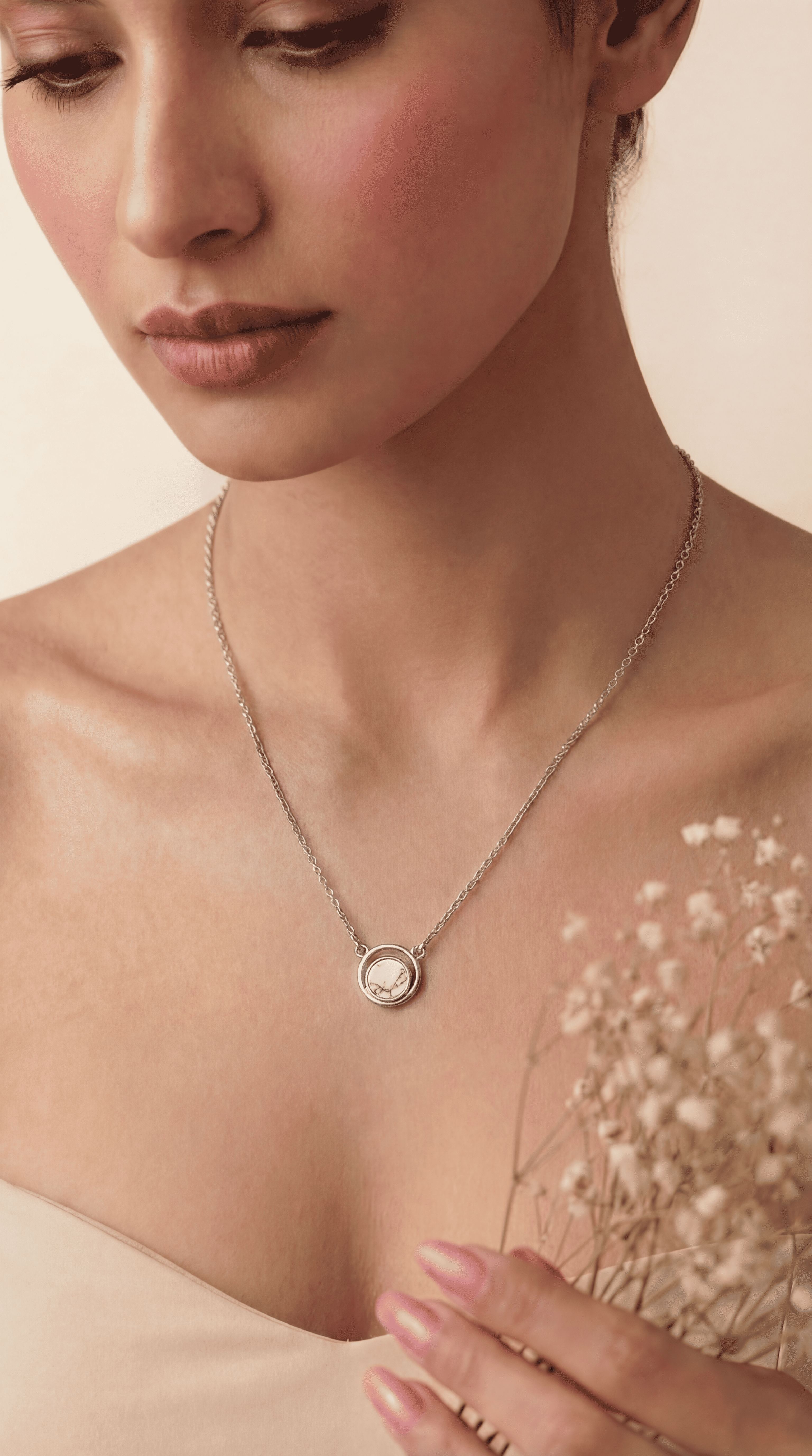 Touch of Marble Necklace