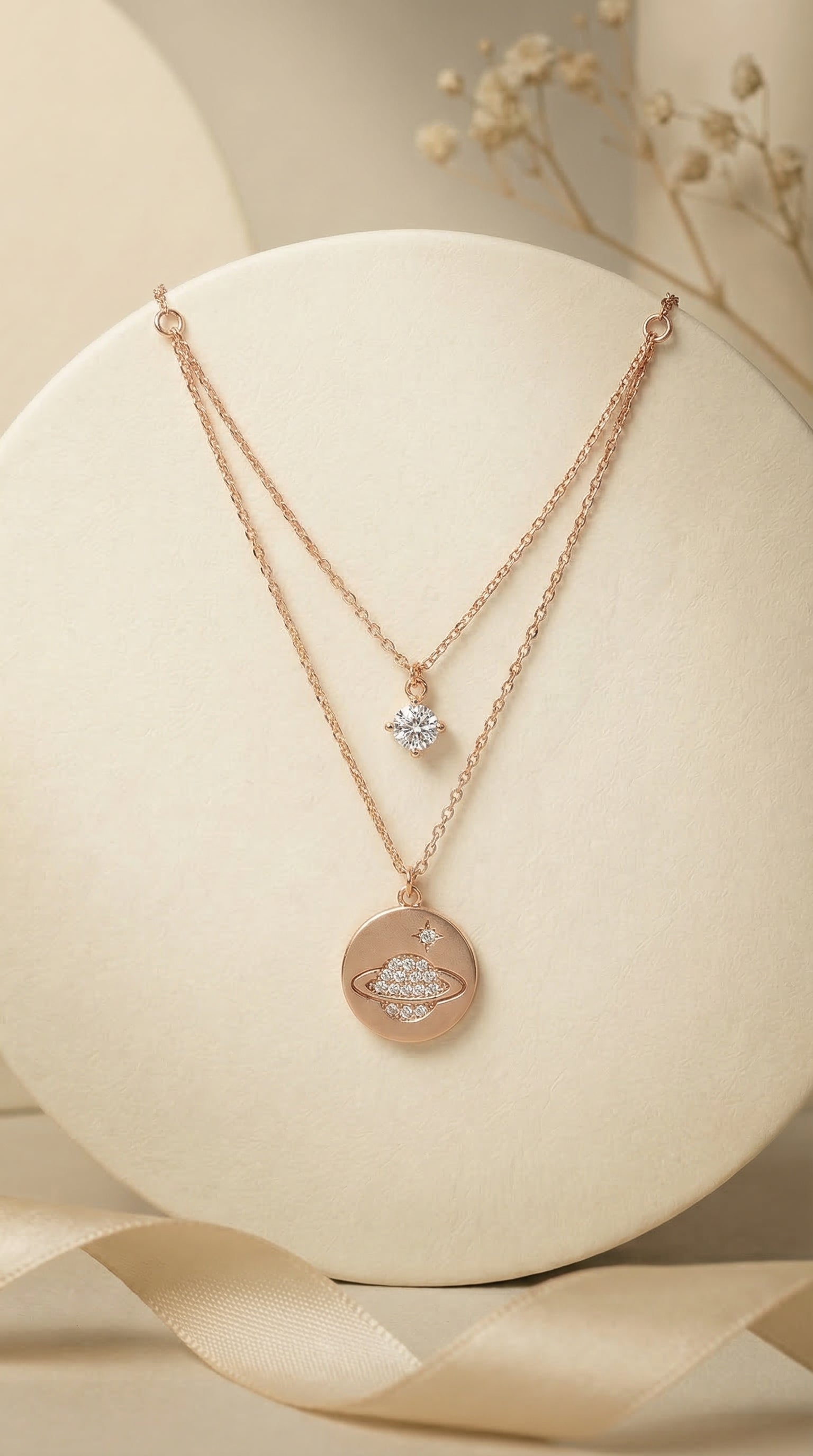 Orbiting around You Necklace